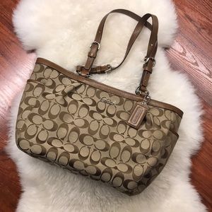 Coach F17726 Gallery Signature East west tote bag